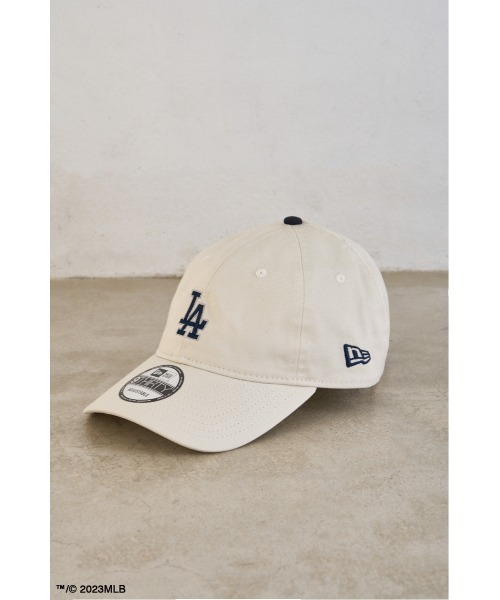 AZUL by moussy(アズールバイマウジー)の「NEW ERA × AZUL 9thirty/NEW ERA×AZUL 9THIRTY(キャップ・レディース・カーキ/アイボリー/ネイビー・FREE)」の12枚目の写真