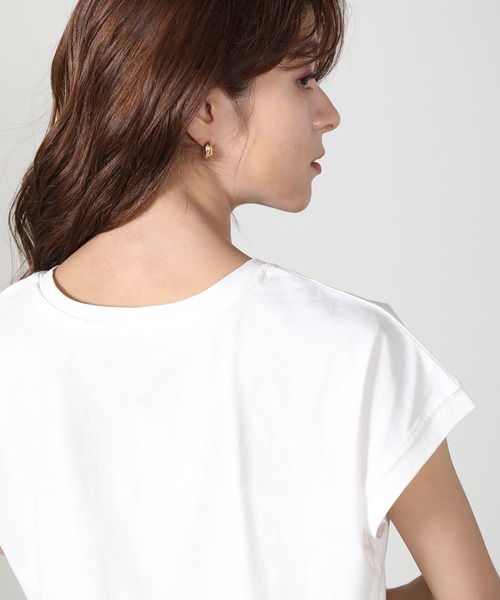 aity(アイティ)の「ノースリーブカットソー 夏服(Tシャツ/カットソー・レディース・チャコール/ピンク/グリーン/オフホワイト/ブラック/グレイッシュベージュ・M)」の20枚目の写真