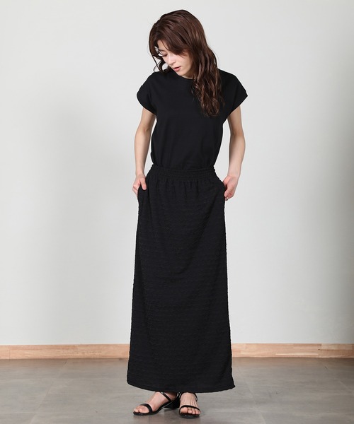aity(アイティ)の「ノースリーブカットソー 夏服(Tシャツ/カットソー・レディース・チャコール/ピンク/グリーン/オフホワイト/ブラック/グレイッシュベージュ・M)」の22枚目の写真