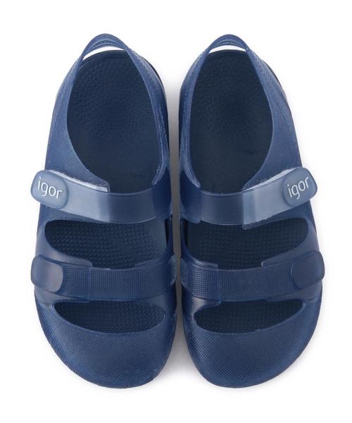 green label relaxing（グリーンレーベルリラクシング）の「igorサンダル 17cm～18cm ◆（サンダル・キッズ・ネイビー/ピンク/ライトブルー・18cm/17cm）」の4枚目の写真