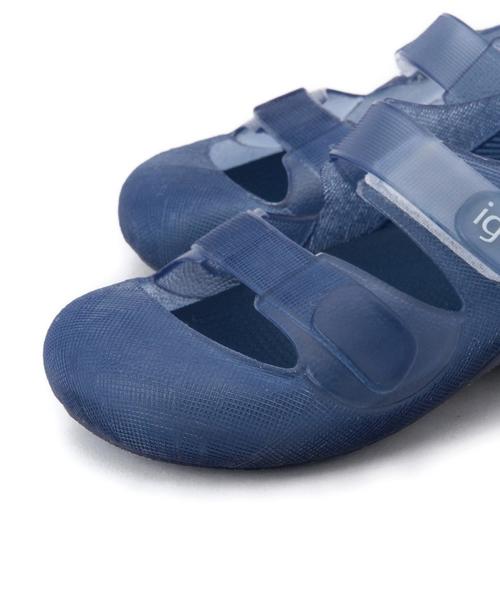 green label relaxing（グリーンレーベルリラクシング）の「igorサンダル 17cm～18cm ◆（サンダル・キッズ・ネイビー/ピンク/ライトブルー・18cm/17cm）」の8枚目の写真