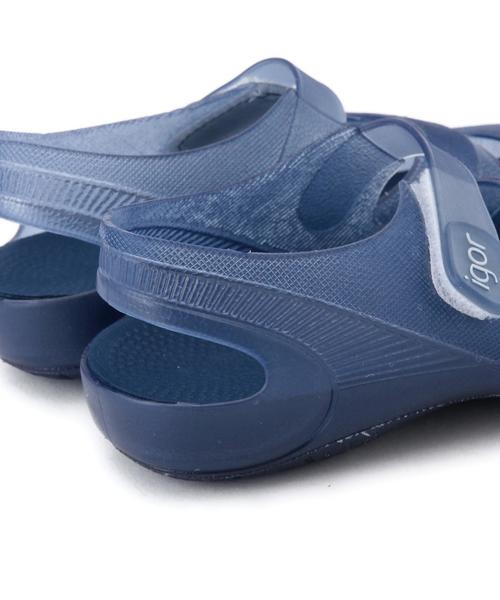 green label relaxing（グリーンレーベルリラクシング）の「igorサンダル 17cm～18cm ◆（サンダル・キッズ・ネイビー/ピンク/ライトブルー・18cm/17cm）」の9枚目の写真