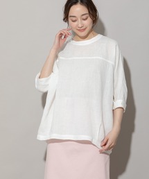 Munich | 60sフレンチリネンクルーネックシャツ(シャツ/ブラウス)