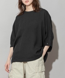 60sフレンチリネンクルーネックシャツ