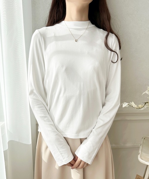 apres jour（アプレジュール）の「プリーツケープ襟＋トップス【ZOZOTOWN限定アイテム】（Tシャツ/カットソー・レディース・ピンク/オフホワイト/ブラック系その他・X-LARGE/フリー）」の15枚目の写真