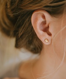 ピアス 18k【mollica-grand -モリカ・グラン-】K18 18金 ポスト長め つけっぱなし