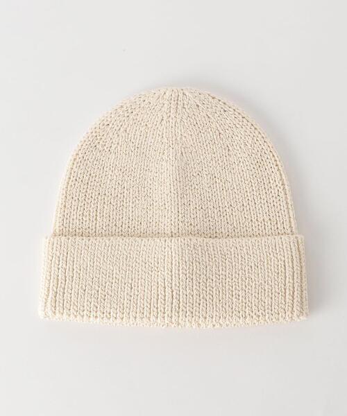 green label relaxing（グリーンレーベルリラクシング）の「GLR ミックスペーパー ニットキャップ（ニットキャップ/ビーニー・メンズ・オレンジ/ベージュ/オフホワイト/ブラック/ライラック・FREE）」の2枚目の写真