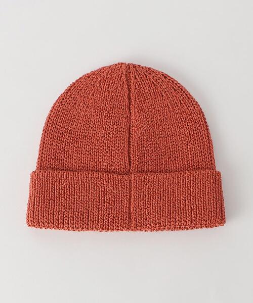 green label relaxing（グリーンレーベルリラクシング）の「GLR ミックスペーパー ニットキャップ（ニットキャップ/ビーニー・メンズ・オレンジ/ベージュ/オフホワイト/ブラック/ライラック・FREE）」の6枚目の写真