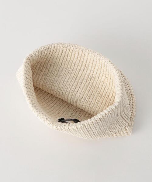 green label relaxing（グリーンレーベルリラクシング）の「GLR ミックスペーパー ニットキャップ（ニットキャップ/ビーニー・メンズ・オレンジ/ベージュ/オフホワイト/ブラック/ライラック・FREE）」の10枚目の写真