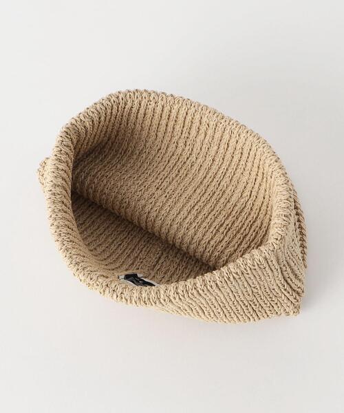 green label relaxing（グリーンレーベルリラクシング）の「GLR ミックスペーパー ニットキャップ（ニットキャップ/ビーニー・メンズ・オレンジ/ベージュ/オフホワイト/ブラック/ライラック・FREE）」の14枚目の写真