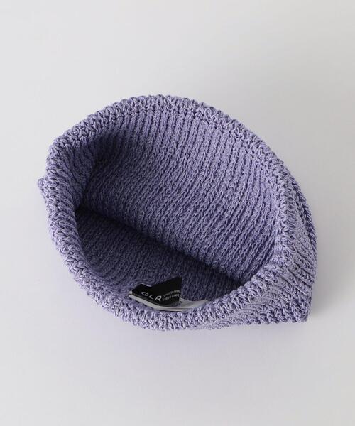 green label relaxing（グリーンレーベルリラクシング）の「GLR ミックスペーパー ニットキャップ（ニットキャップ/ビーニー・メンズ・オレンジ/ベージュ/オフホワイト/ブラック/ライラック・FREE）」の16枚目の写真