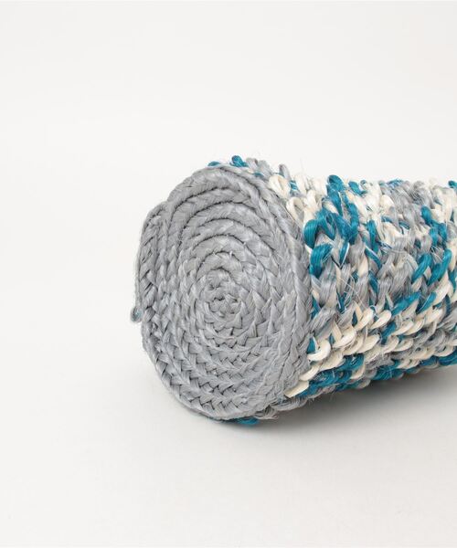 RIM.ARK（リムアーク）の「Hand made sisal mini shoulder（かごバッグ・レディース・ブルー・FREE）」の9枚目の写真