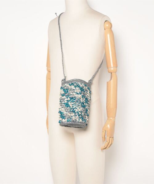 【新品♡】リムアーク Hand made sisal mini shoulder RIM.ARK（リムアーク）の「Hand made sisal mini shoulder（かご