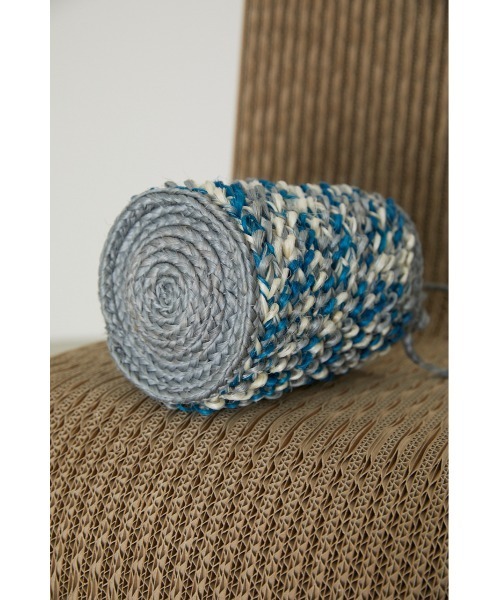 RIM.ARK（リムアーク）の「Hand made sisal mini shoulder（かごバッグ・レディース・ブルー・FREE）」の5枚目の写真