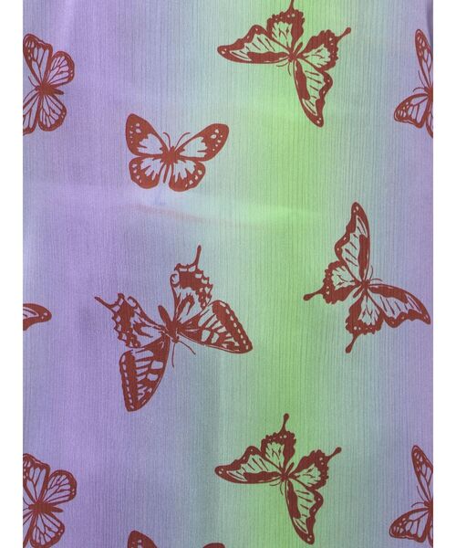 jouetie（ジュエティ）の「バタフライパターンスリットキャミワンピース（ワンピース・レディース・パープル/ピンク・MEDIUM）」の18枚目の写真