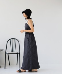 hellam | ウエスドロスト ミリタリーキャミワンピース(ジャンパースカート)