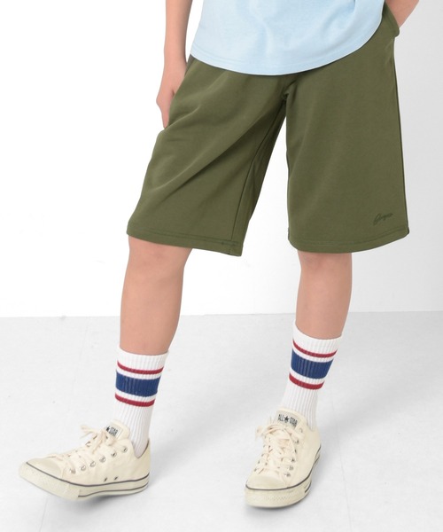 GLAZOS（グラソス）の「ミニ裏毛・無地ハーフパンツ（その他パンツ・キッズ・カーキ/ブラック/ブルー・140cm/160cm/170cm/150cm）」の3枚目の写真