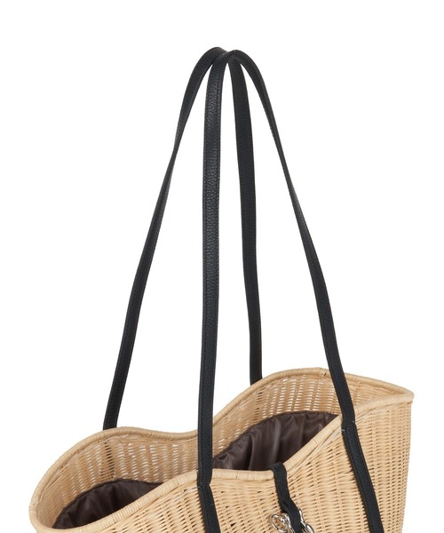 TOFF&LOADSTONE(トフアンドロードストーン)の「デント バスケット(トートバッグ・レディース・ベージュ/ブラック・FREE)」の3枚目の写真