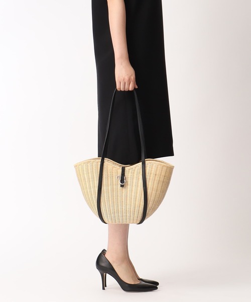 TOFF&LOADSTONE(トフアンドロードストーン)の「デント バスケット(トートバッグ・レディース・ベージュ/ブラック・FREE)」の8枚目の写真