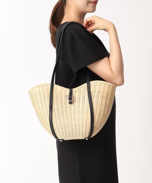 TOFF&LOADSTONE(トフアンドロードストーン)の「デント バスケット(トートバッグ・レディース・ベージュ/ブラック・FREE)」の5枚目の写真