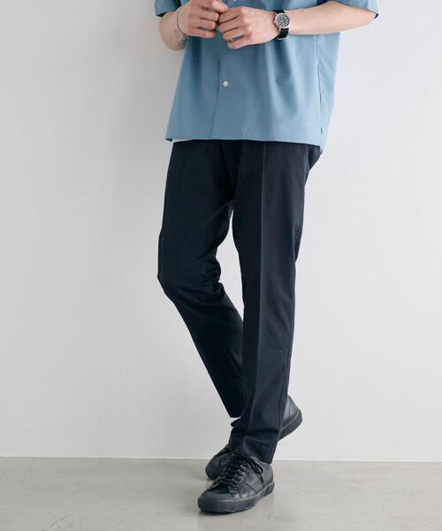 green label relaxing（グリーンレーベルリラクシング）の「ポリエステル タスランツイル スマートレッグ パンツ -ストレッチ-（スラックス・メンズ・モカ/ネイビー/ベージュ・XL/S/M/L）」の3枚目の写真