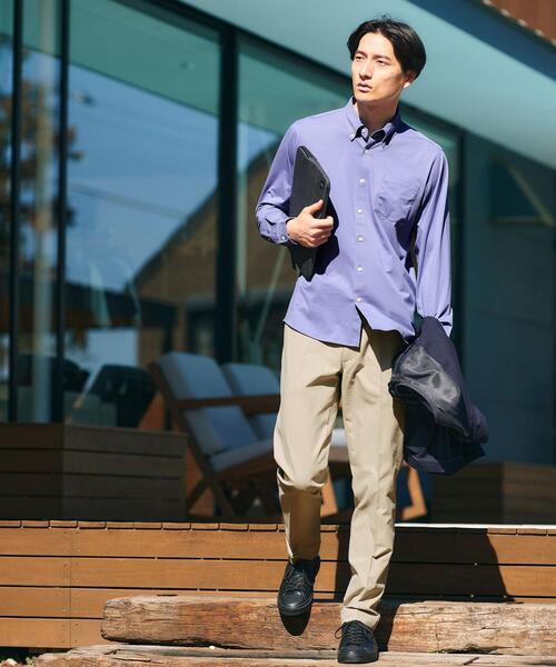 green label relaxing（グリーンレーベルリラクシング）の「ポリエステル タスランツイル スマートレッグ パンツ -ストレッチ-（スラックス・メンズ・モカ/ネイビー/ベージュ・XL/S/M/L）」の13枚目の写真