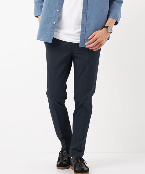 green label relaxing（グリーンレーベルリラクシング）の「ポリエステル タスランツイル スマートレッグ パンツ -ストレッチ-（スラックス・メンズ・モカ/ネイビー/ベージュ・XL/S/M/L）」の11枚目の写真