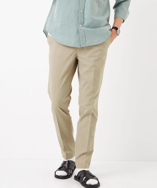 green label relaxing（グリーンレーベルリラクシング）の「ポリエステル タスランツイル スマートレッグ パンツ -ストレッチ-（スラックス・メンズ・モカ/ネイビー/ベージュ・XL/S/M/L）」の14枚目の写真
