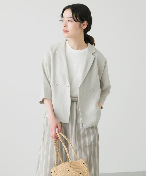 冬ギフト  かぐれ（カグレ）の「ハーフスリーブダブルジャケット（その他 ジャケット・アウター
