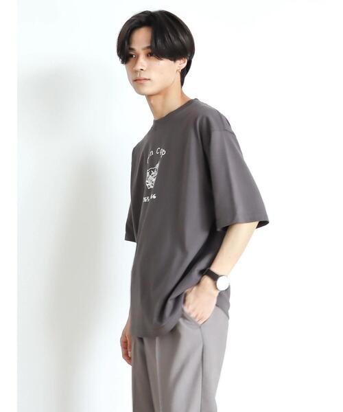 CRAFT STANDARD BOUTIQUE（クラフトスタンダードブティック）の「CON COP TEE（Tシャツ/カットソー・レディース・オフホワイト/チャコールグレー/アイボリー・M/L/XL）」の15枚目の写真