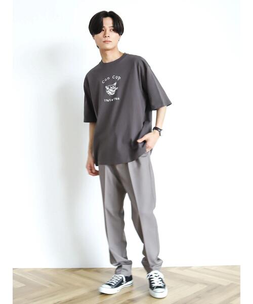 CRAFT STANDARD BOUTIQUE（クラフトスタンダードブティック）の「CON COP TEE（Tシャツ/カットソー・レディース・オフホワイト/チャコールグレー/アイボリー・M/L/XL）」の18枚目の写真