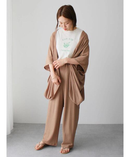 CRAFT STANDARD BOUTIQUE（クラフトスタンダードブティック）の「CON COP TEE（Tシャツ/カットソー・レディース・オフホワイト/チャコールグレー/アイボリー・M/L/XL）」の21枚目の写真