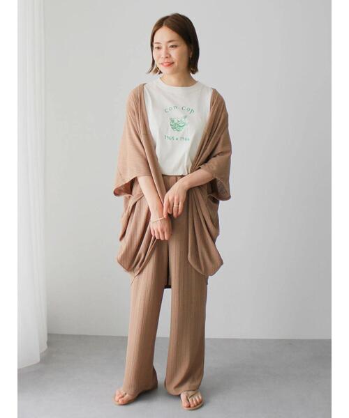 CRAFT STANDARD BOUTIQUE（クラフトスタンダードブティック）の「CON COP TEE（Tシャツ/カットソー・レディース・オフホワイト/チャコールグレー/アイボリー・M/L/XL）」の22枚目の写真