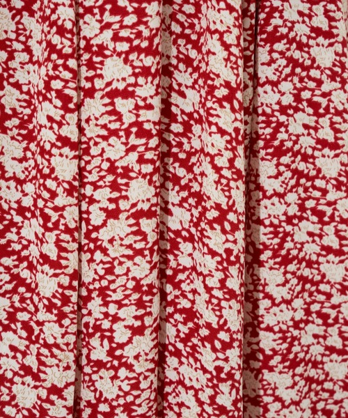 Libra Cue（リブラ キュー）の「フラワープリントギャザースカート（スカート・レディース・ネイビー/レッド・FREE）」の21枚目の写真