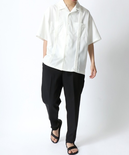 Lazar（ラザル）の「Oversize Open Collar Cuban Shirt/オーバー