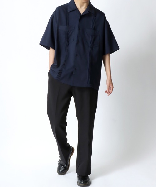Lazar（ラザル）の「Oversize Open Collar Cuban Shirt/オーバー