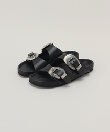 【PIPPICHIC】バックルフラットサンダル