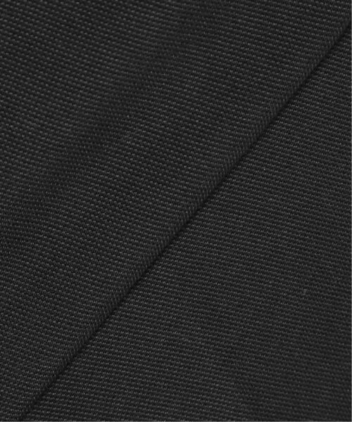 EDIFICELACOSTE 別注 バンドカラー フルオープン ポロシャツ　黒 セール】【LACOSTE / ラコステ】EDIFICE別注 バンドカラー フル