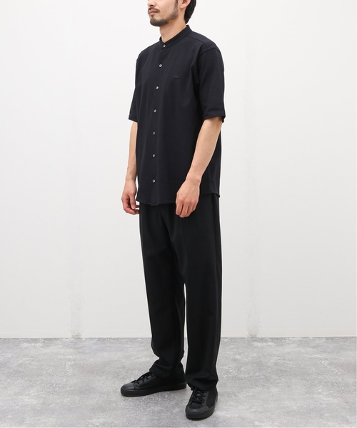 全国送料無料 セール】【LACOSTE / ラコステ】EDIFICE別注 バンドカラー フル トップス