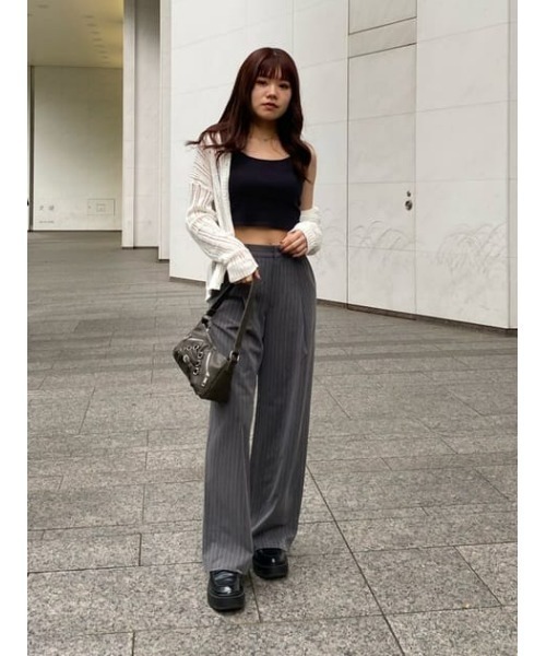 LAGUA GEM(ラグアジェム)の「CROSSING ハンドルバッグ(ハンドバッグ・レディース・バーガンディー/ダークカーキ・FREE)」の8枚目の写真