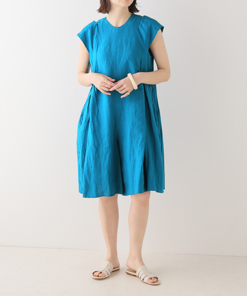 【normment/ノーメント】SLUB LINEN HALF PANTS DRESS
