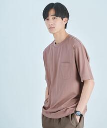 green label relaxing | GIZA A/S クルーネック Tシャツ -汗染み防止-(Tシャツ/カットソー)