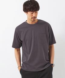 green label relaxing | GIZA A/S クルーネック Tシャツ -汗染み防止-(Tシャツ/カットソー)