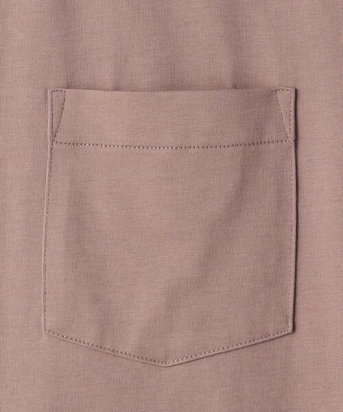 green label relaxing(グリーンレーベルリラクシング)の「GIZA A/S クルーネック Tシャツ -汗染み防止-(Tシャツ/カットソー・メンズ・ライトグレー/ピンク/ライム/ダークグレー・S/M/L/XL)」の17枚目の写真