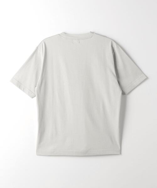 green label relaxing(グリーンレーベルリラクシング)の「GIZA A/S クルーネック Tシャツ -汗染み防止-(Tシャツ/カットソー・メンズ・ライトグレー/ピンク/ライム/ダークグレー・S/M/L/XL)」の21枚目の写真