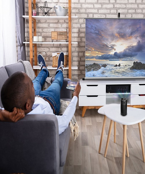 GLOBAL FORME CONCRETE（グローバルフォルムコンクリート）の「HP プロジェクター MP250（生活家電・メンズ・ブラック・FREE）」の4枚目の写真