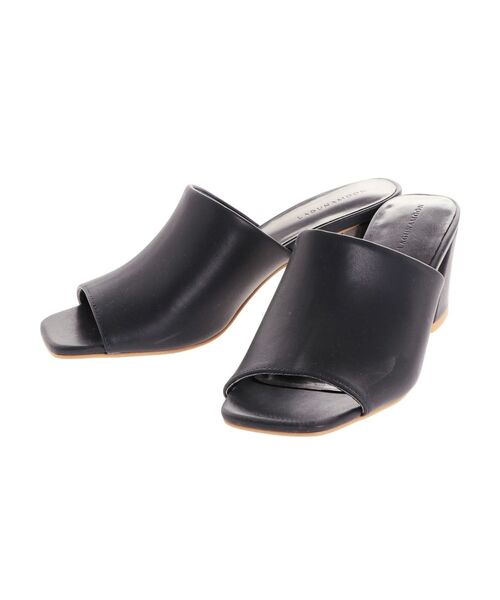 LAGUNAMOON（ラグナムーン）の「ミニマルミッドヒールサンダル（サンダル・レディース・ベージュ/ネイビー・S/M）」の10枚目の写真