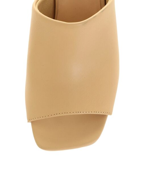 LAGUNAMOON（ラグナムーン）の「ミニマルミッドヒールサンダル（サンダル・レディース・ベージュ/ネイビー・S/M）」の6枚目の写真