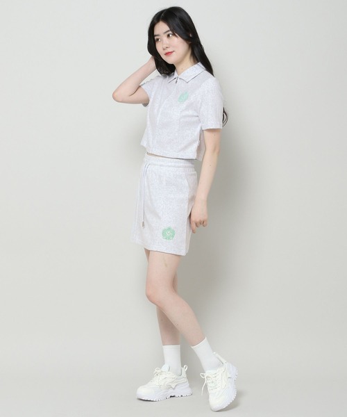 MAGPIEROBIN（マグパイロビン）の「MAGPIE ROBIN／テリーミニスカート 2965648（スカート・レディース・ネイビー/ピンク/ライトグレー・FREE）」の5枚目の写真