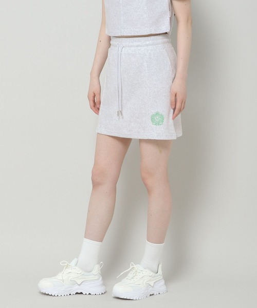 MAGPIEROBIN（マグパイロビン）の「MAGPIE ROBIN／テリーミニスカート 2965648（スカート・レディース・ネイビー/ピンク/ライトグレー・FREE）」の8枚目の写真